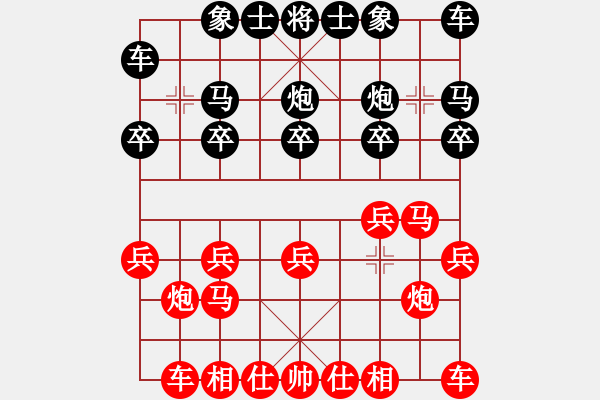 象棋棋譜圖片：2018龍城棋協(xié)二季度會員賽裴偉紅勝王海峰 - 步數(shù)：10 