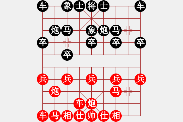 象棋棋譜圖片：《天天象棋》過關(guān)賽太守棋狂先勝《……》 - 步數(shù)：10 