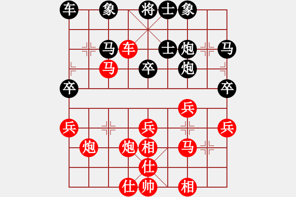 象棋棋譜圖片：bbboy002（業(yè)7-3） 先勝 清云雅士（業(yè)7-3） - 步數(shù)：40 