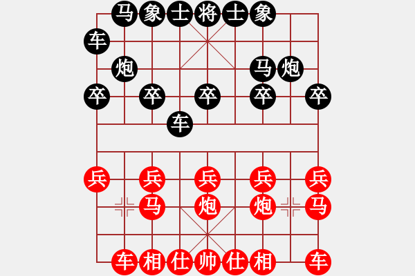 象棋棋譜圖片：玉觀音[41671086] -VS- 金鉤炮[2362086542]雙車炮難殺士象全頓挫有序 - 步數(shù)：10 