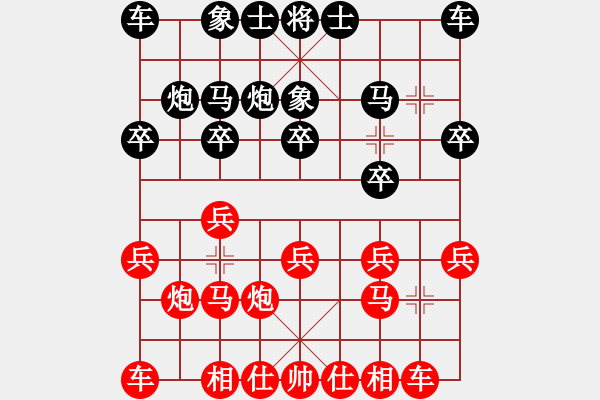 象棋棋譜圖片：wzzw(6段)-和-瀟湘棋手(9段) - 步數(shù)：10 