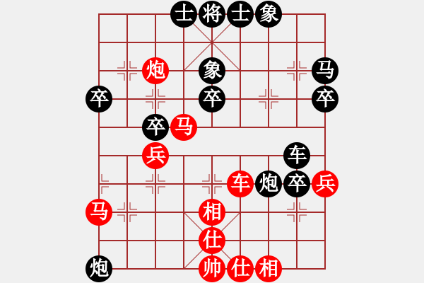 象棋棋譜圖片：杰倫軌跡(2段)-負(fù)-晴子(6級) - 步數(shù)：40 