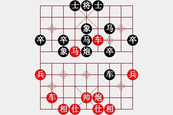 象棋棋譜圖片：章文彤 先勝 王馨雨 - 步數(shù)：40 