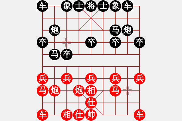 象棋棋譜圖片：無(wú)為的女人 負(fù) 韓裕恒 - 步數(shù)：10 