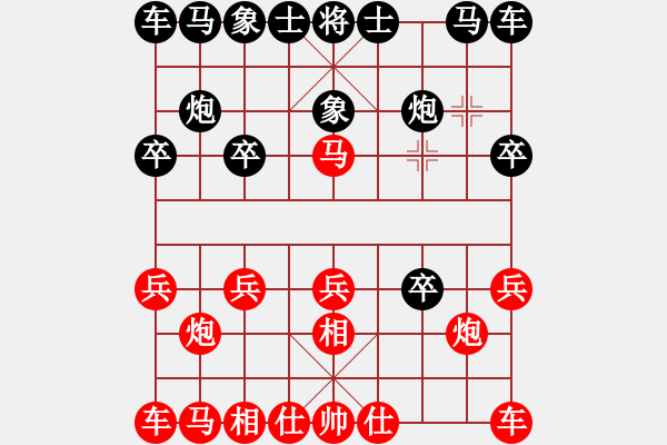 象棋棋譜圖片：新品棋社慶第五輪品棋步步為營先勝品棋白楊樹 - 步數(shù)：10 