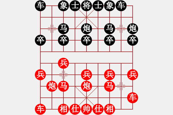 象棋棋譜圖片：中炮對(duì)左3步虎紅馬七進(jìn)六誘招之后過(guò)早定位還是紅稍優(yōu) - 步數(shù)：10 