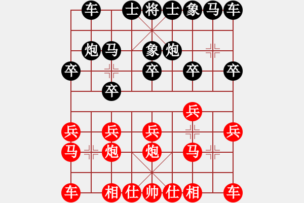 象棋棋谱图片：谢靖 先和 孙勇征 - 步数：10 