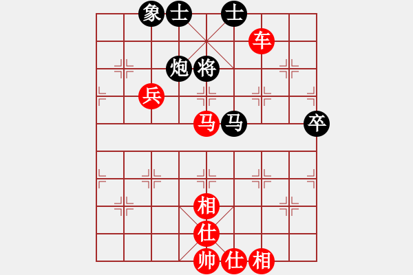 象棋棋谱图片：张军强 先和 周群 - 步数：80 