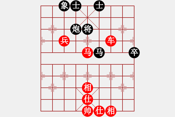 象棋棋谱图片：张军强 先和 周群 - 步数：81 