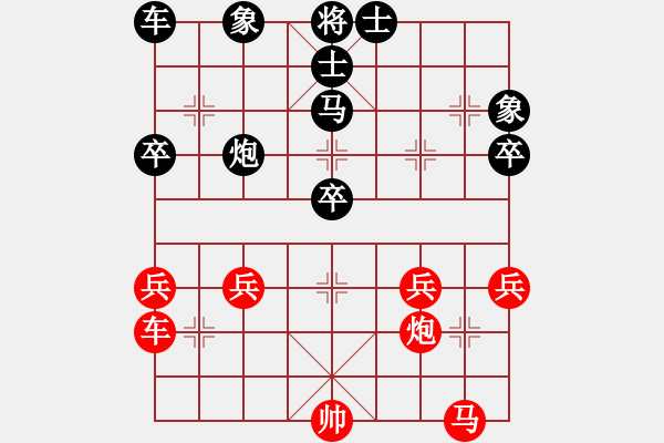 象棋棋譜圖片：超越[2102276501] 負(fù) 天府快刀 - 步數(shù)：40 