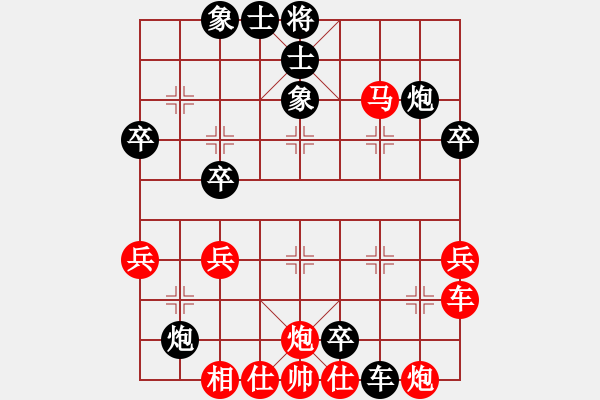 象棋棋譜圖片：2022TGA TCT騰旭象棋錦標賽女子組半決賽選:朗祺琪先負梁研婷. - 步數(shù)：40 