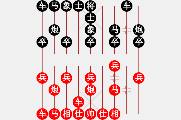 象棋棋譜圖片：天天象棋華山論劍太守棋狂先勝辛洪輝業(yè)8-1 - 步數(shù)：10 