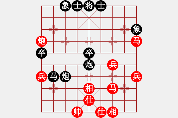 象棋棋譜圖片：迷于象棋(9級)-負(fù)-牛躍(2段) - 步數(shù)：48 