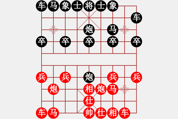 象棋棋譜圖片：686局 A52- 仕角炮對(duì)右中炮-小蟲引擎23層(2698) 先勝 司馬懿(2350) - 步數(shù)：10 