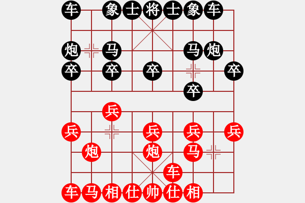 象棋棋譜圖片：AⅠⅰm(業(yè)4-2)先負宇時俱靜(業(yè)4-2)204812032147.pgn - 步數(shù)：10 