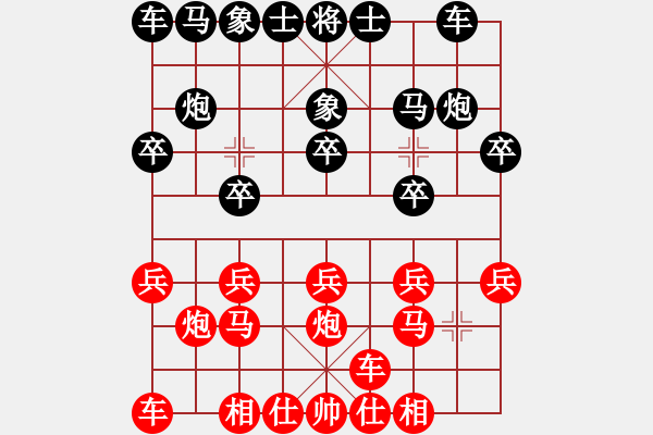 象棋棋譜圖片：橫才俊儒[292832991] -VS- 南山客[1479180239]（馬首是瞻） - 步數(shù)：10 