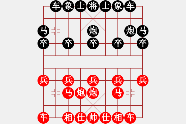 象棋棋譜圖片：鏡花水月[1257152275] -VS- 尋覓o﹎゛[444789315] - 步數(shù)：10 