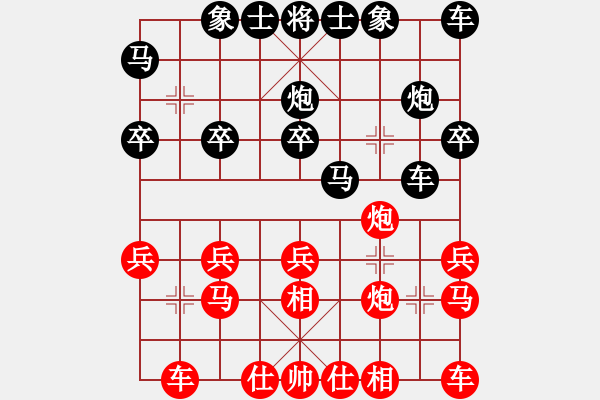 象棋棋譜圖片：伊水布衣(2段)-負-shanu(3段) - 步數(shù)：20 