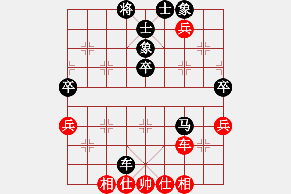 象棋棋譜圖片：弈林軍(9星)-和-十九級(jí)臺(tái)風(fēng)(北斗) 對(duì)三兵第8手是大局極強(qiáng)下法?。。。∩铄洌?！ - 步數(shù)：70 