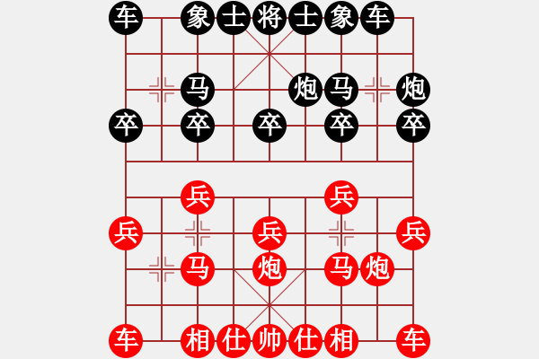 象棋棋谱图片：周斌(5r)-负-郝元靖(5r) - 步数：10 