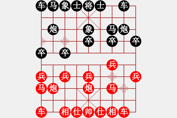 象棋棋譜圖片：棋友-魚aiq鳥[575644877] -VS- 勢如破竹[282347843] - 步數(shù)：10 