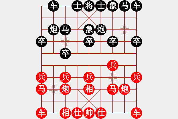 象棋棋譜圖片：大力金剛指(3級(jí))-勝-威海初泉建(1段) - 步數(shù)：10 