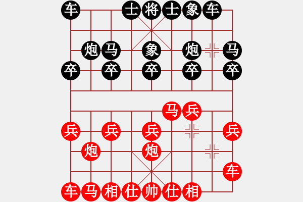 象棋棋谱图片：尹志勇 先和 许文章 - 步数：10 