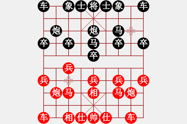 象棋棋譜圖片：倉(cāng)龍           先勝 徐嘉聞         - 步數(shù)：10 