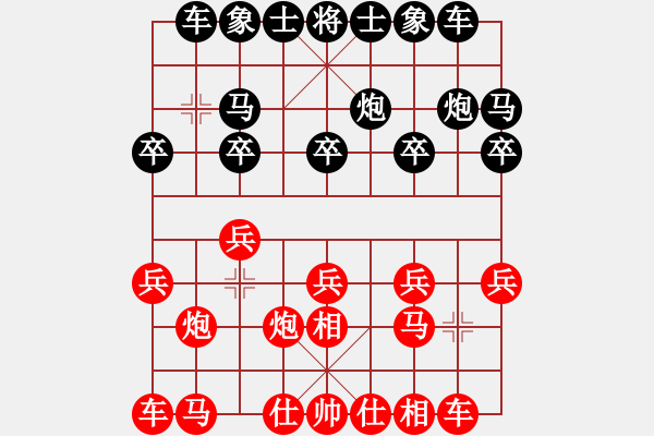 象棋棋譜圖片：1362861717[紅] -VS- 不知恥很可怕[黑] - 步數(shù)：10 