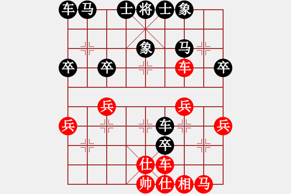 象棋棋譜圖片：雜文謾語[紅] -VS- 橫才俊儒[黑] - 步數(shù)：30 