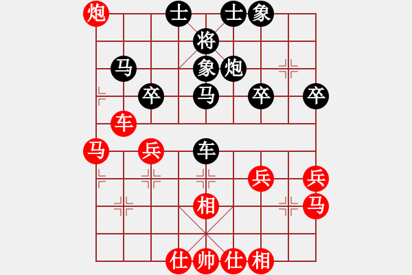 象棋棋譜圖片：緣份社臥春(人王)-勝-風雨樓臺(月將) - 步數(shù)：40 