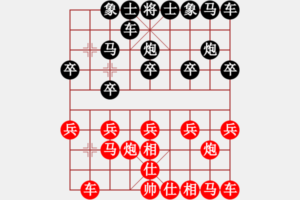 象棋棋譜圖片：敏 先負(fù) 玄機(jī)逸士 - 步數(shù)：10 