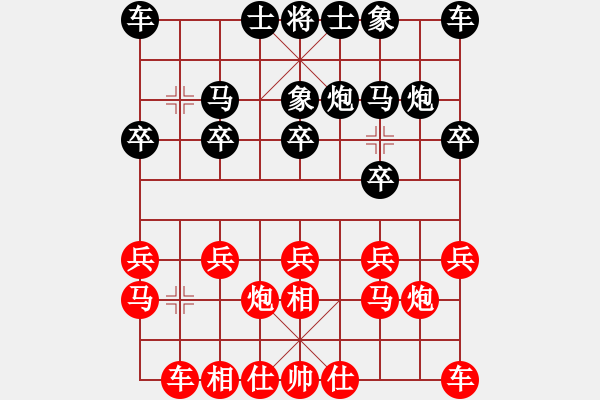 象棋棋譜圖片：《學(xué)習(xí)大師后手》過(guò)宮炮破飛相局 - 步數(shù)：10 