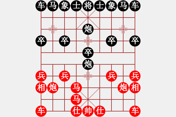 象棋棋譜圖片：熱血盟＊四少爺[紅] -VS- 熱血盟●溫柔一刀[黑] - 步數(shù)：10 