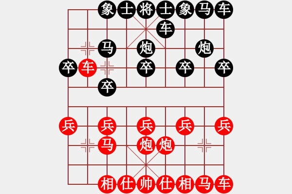 象棋棋譜圖片：順炮紅方 二級(jí)大師（網(wǎng)名 北方的狼） 先負(fù) - 步數(shù)：10 