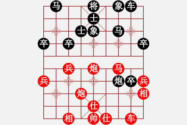 象棋棋譜圖片：大道至簡(jiǎn)(神1–1)先和及時(shí)雨送姜(神1–1)202211271445.pgn - 步數(shù)：40 