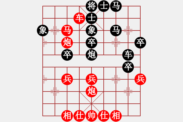 象棋棋譜圖片：王者逝去(5段)-勝-olikmu(4段) - 步數(shù)：40 