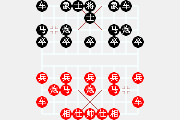 象棋棋譜圖片：橫才俊儒[292832991] -VS- 大俠[1492399916] - 步數(shù)：10 