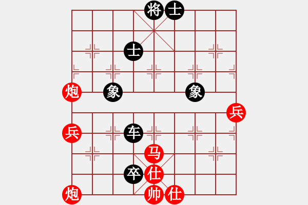 象棋棋譜圖片：wozaizhe(7級(jí))-負(fù)-形意螳螂拳(7級(jí)) - 步數(shù)：120 