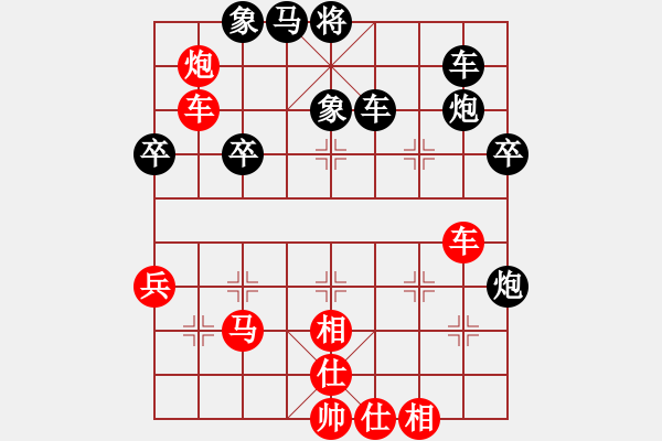 象棋棋譜圖片：中炮過河車互進七兵對屏風馬左馬盤河 紅邊炮【3】 - 步數(shù)：60 