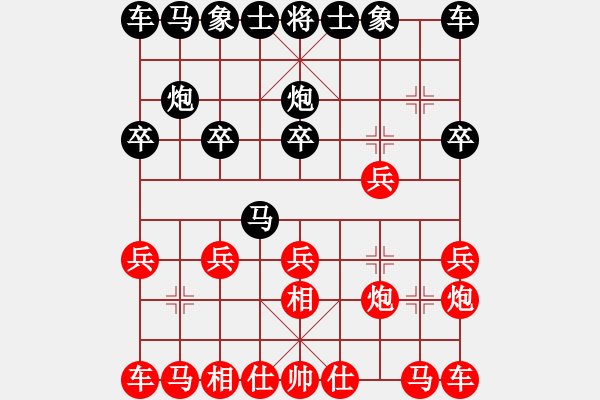 象棋棋譜圖片：二刀劈了(2段)-勝-楚魁(1段) - 步數(shù)：10 