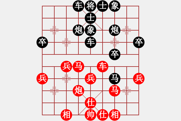 象棋棋譜圖片：2019第3屆全國(guó)象棋后預(yù)賽周熠先負(fù)張婷婷4 - 步數(shù)：30 