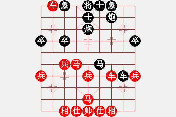 象棋棋譜圖片：七十?dāng)y她[業(yè)8-3]先負姐硬如磚[業(yè)8-1] - 步數(shù)：40 