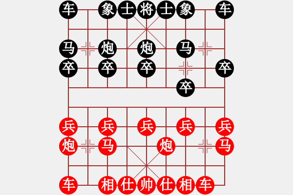 象棋棋譜圖片：子日[1647779427] 負(fù) 芳棋(純?nèi)讼缕?[893812128] - 步數(shù)：10 