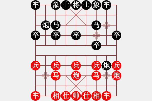 象棋棋譜圖片：五指石守護(hù)神先負(fù)惟楚有材 20240404 29回合.pgn - 步數(shù)：10 