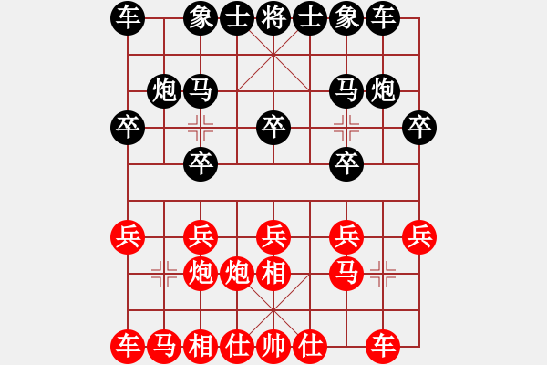 象棋棋譜圖片：華山論劍2011-11-20對局 砍九星下山(天罡)-和-青衣居士(地煞) - 步數(shù)：10 