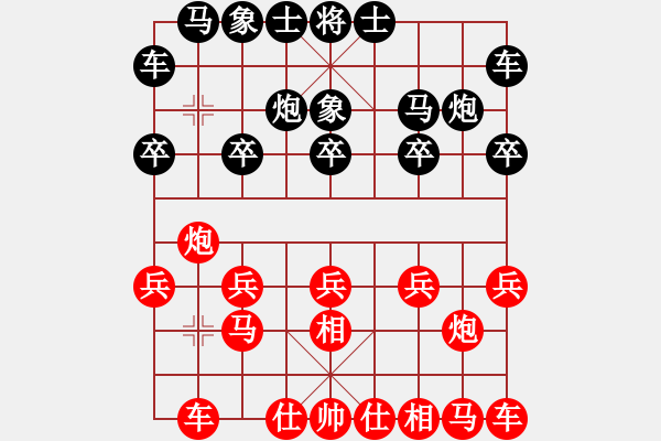 象棋棋譜圖片：誰識(shí)兩峰相對(duì)語 - 雨中游- 2009-10-12 1859 - 步數(shù)：10 