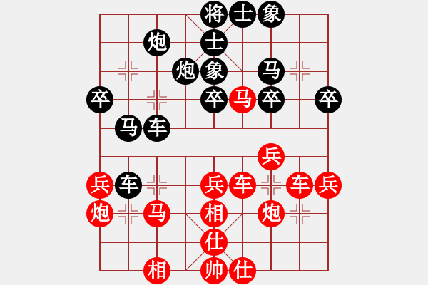 象棋棋譜圖片：北極以北(無極)-負(fù)-楚漢爭雄英(天罡) - 步數(shù)：40 