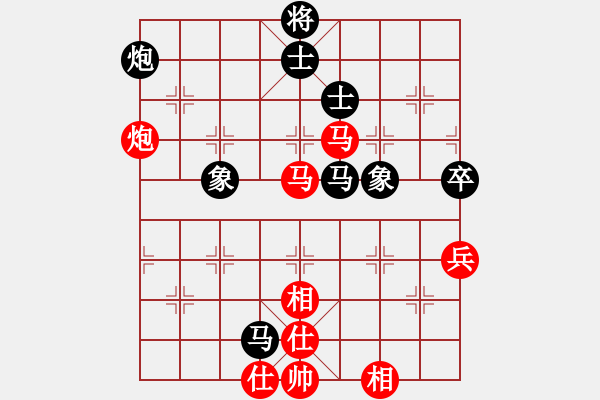 象棋棋譜圖片：鶴城棋瘋(9段)-和-深山老農(nóng)(2級) - 步數(shù)：100 