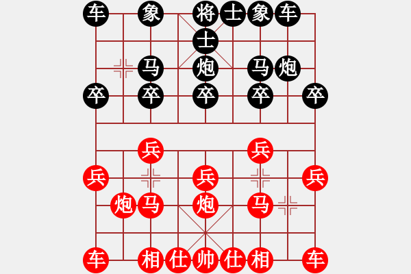 象棋棋譜圖片：︻ ▇◤[1242800400] -VS- 帥哥[471964128] - 步數(shù)：10 